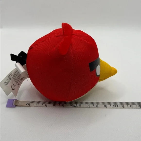 Red Angry Birds Plush Toy 2012 by Tactic Rovio Small Size - Picture 8 of 10